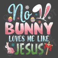 No Bunny Loves Me Like Jesus Easter Christian Religious Retro Vintage Basic T-shirt | Artistshot