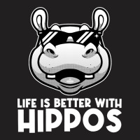 Funny Hippo Design For Men Women Kids Hippopotamus T-shirt | Artistshot