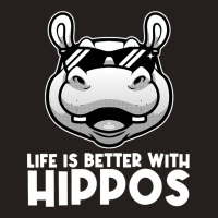 Funny Hippo Design For Men Women Kids Hippopotamus Tank Top | Artistshot