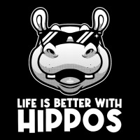 Funny Hippo Design For Men Women Kids Hippopotamus V-neck Tee | Artistshot