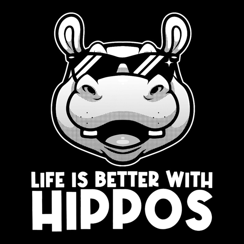 Funny Hippo Design For Men Women Kids Hippopotamus V-neck Tee | Artistshot