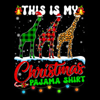 Giraffe Lover This Is My Christmas Pajama Xmas San V-neck Tee | Artistshot