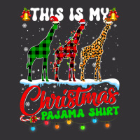 Giraffe Lover This Is My Christmas Pajama Xmas San Vintage Hoodie | Artistshot