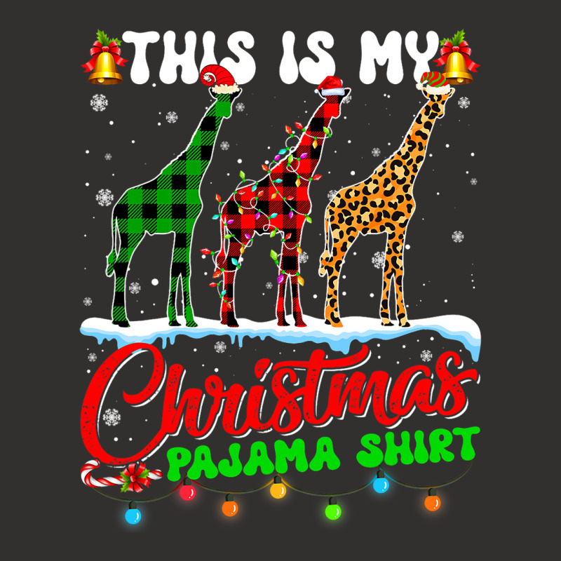 Giraffe Lover This Is My Christmas Pajama Xmas San Champion Hoodie | Artistshot