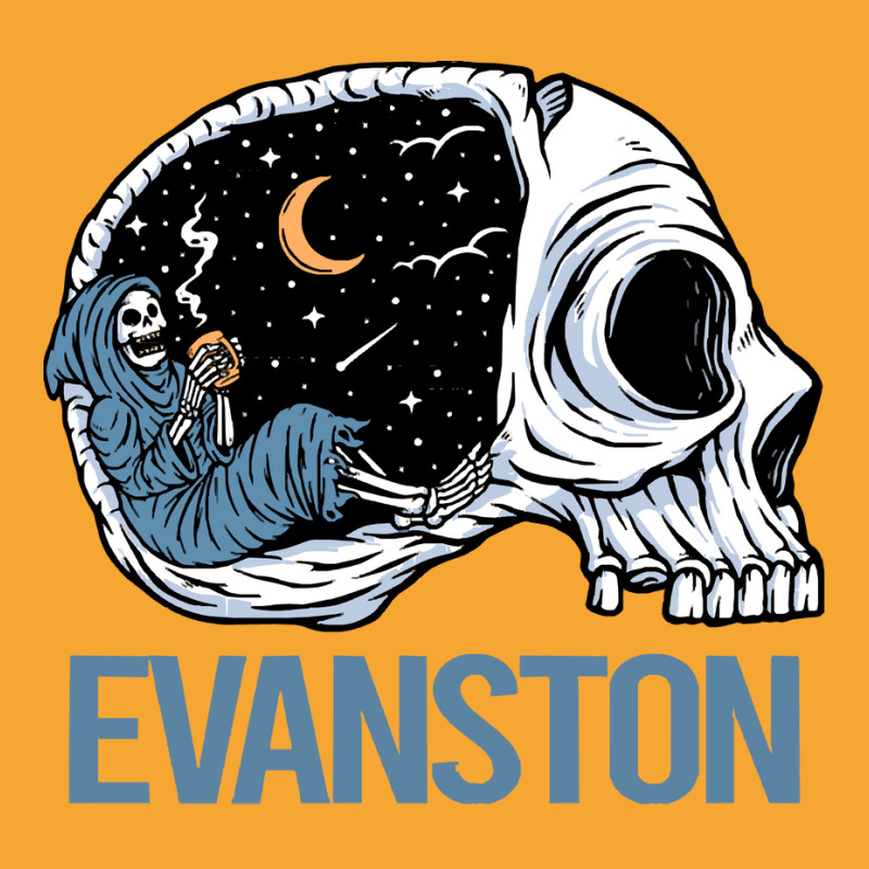 Evanston T  Shirt Chilling Skeleton Evanston T  Shirt Basic T-shirt | Artistshot