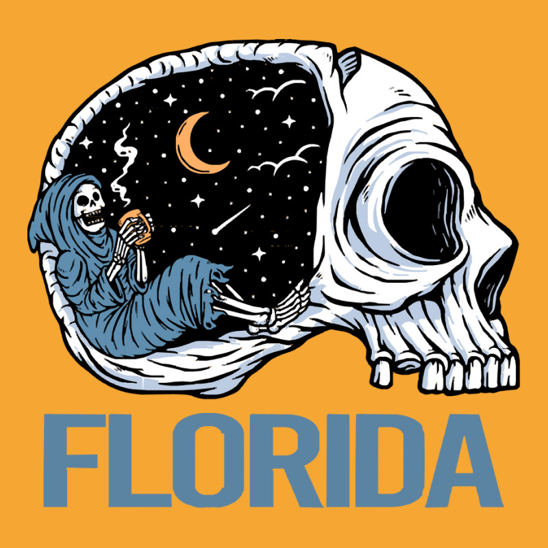 Florida T  Shirt Chilling Skeleton Florida T  Shirt Basic T-shirt | Artistshot