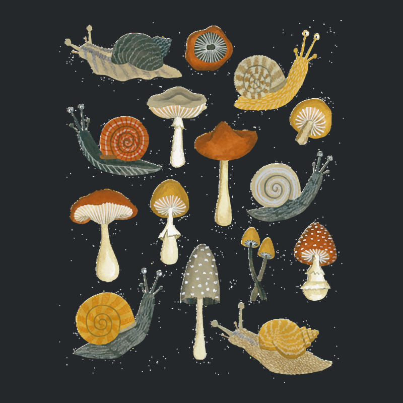 Mushroom T  Shirtmushrooms & Snails T  Shirt Crewneck Sweatshirt by clement51593 | Artistshot