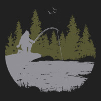 Bigfoot T Shirtbigfoot Fishing Gifts T Shirt Basic T-shirt | Artistshot