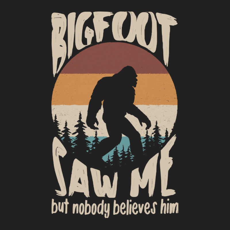 Bigfoot T Shirtbigfoot Saw Me T Shirt (1) Basic T-shirt | Artistshot