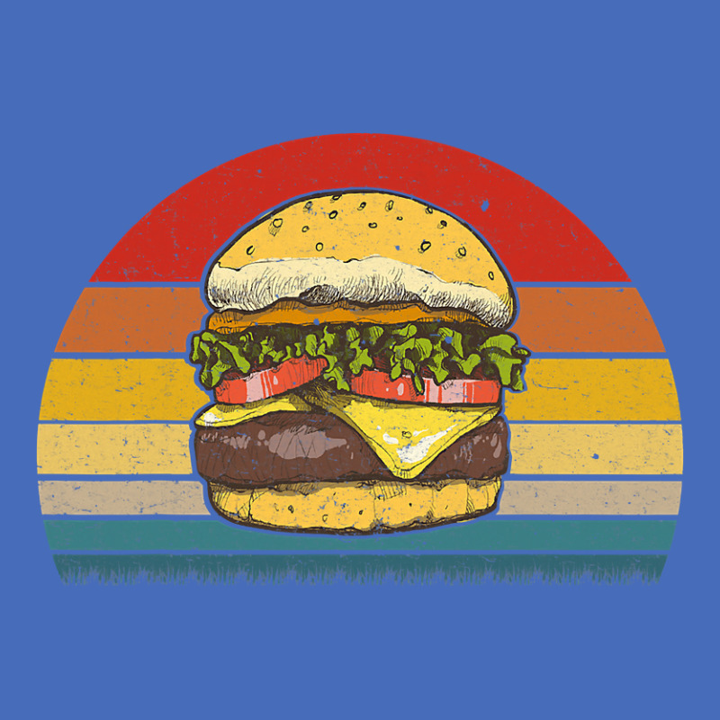 Retro Vintage Cheeseburger Design Costume Hamburger Lovers T Shirt Basic Youth T-shirt | Artistshot