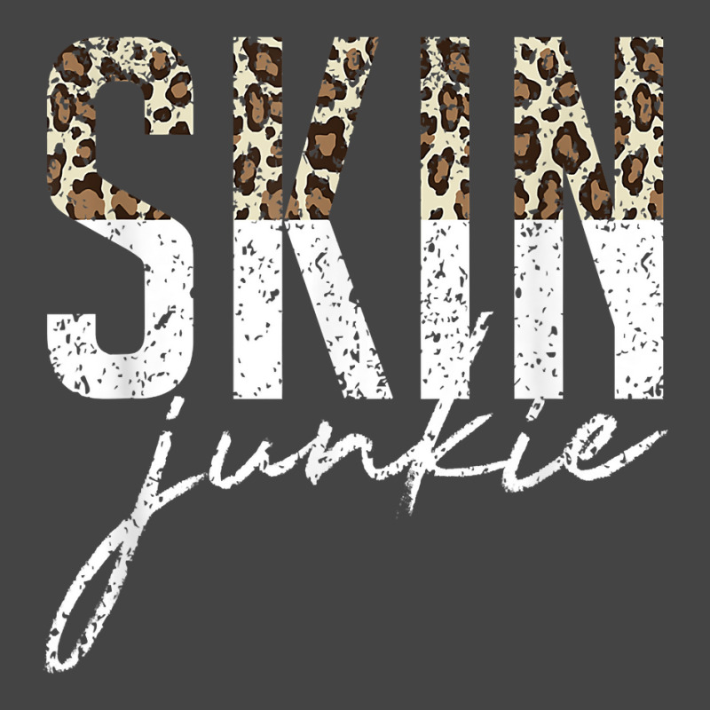 Vintage Skin Junkie Leopard Skin Esthetician Skincare T Shirt Basic Youth T-shirt | Artistshot