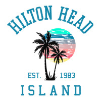 Hilton Head Island South Carolina Beach Palm Trees Summer Raglan Crop Top | Artistshot