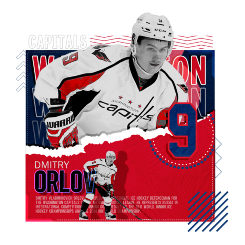 Dmitry Orlov Hockey Paper Poster Capitals Raglan Crop Top by JudyRowena | Artistshot