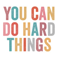 You Can Do Hard Things Motivational Testing Day Teacher Raglan Crop Top | Artistshot