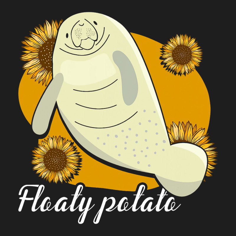 Floaty Potato Manatee Sea Cow Manatees Lover Classic T-shirt by CalliopEasley | Artistshot