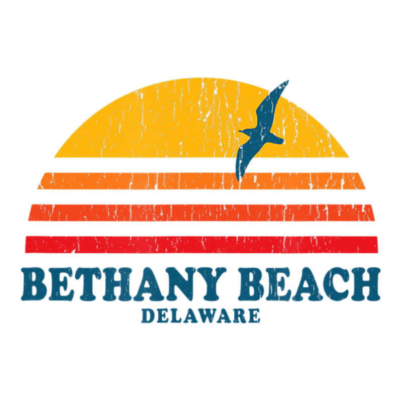 Bethany Beach Delaware De Vintage 70s Raglan Crop Top | Artistshot