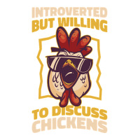 Introverted Chickens Funny Introvert Gift Raglan Crop Top | Artistshot