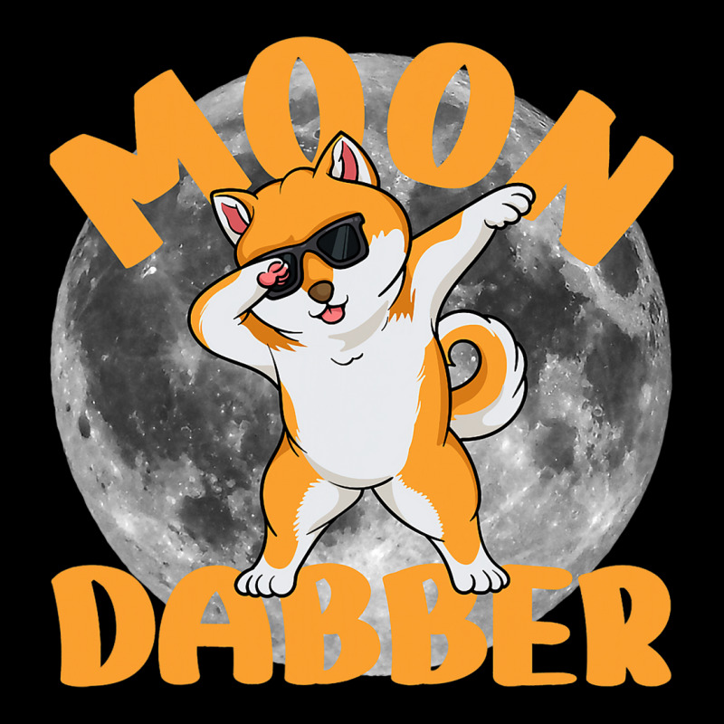 Funny Dabbing Shiba Inu Dog With Sunglasses Moon D Men's 3/4 Sleeve Pajama Set | Artistshot