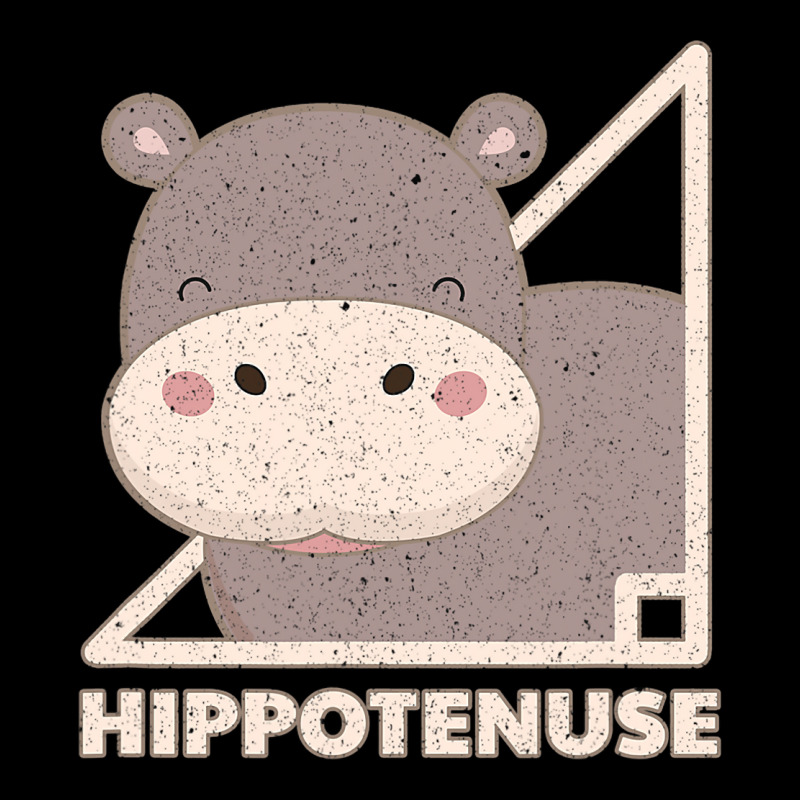 Funny Hippo Hippotenuse Vintage Animal Lovers V-neck Tee | Artistshot