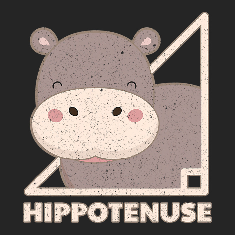 Funny Hippo Hippotenuse Vintage Animal Lovers Unisex Hoodie | Artistshot