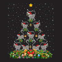 Funny Lemur Xmas Tree Gift Santa Hat Lemur Christm T-shirt | Artistshot