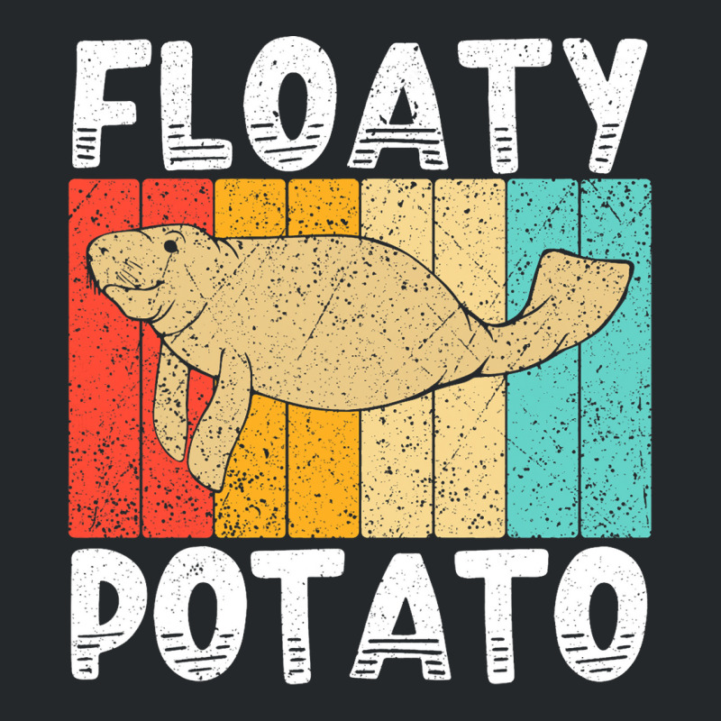 Floaty Potato Marine Animal Dugong Sea Cow Manatee Crewneck Sweatshirt by AnamarieStrawn | Artistshot