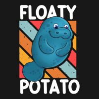 Floaty Potato Sea Cow Manatee Manatees Lover Flannel Shirt | Artistshot