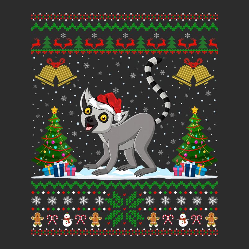 Funny Lemurs Xmas Gift Santa Hat Ugly Lemur Christ Exclusive T-shirt | Artistshot