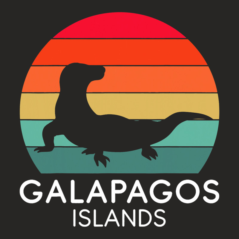 Galapagos Islands National Park Lizard Ecuador Oce Ladies Fitted T-Shirt by RemmiGowin | Artistshot