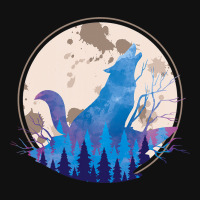 Full Moon Predator Howling Wolf Forest Animal Vint Graphic T-shirt | Artistshot