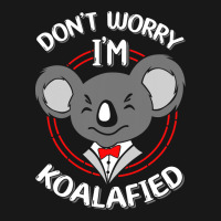 Funny Koala Text Design Dad Joke Pun Cute Funny An Flannel Shirt | Artistshot