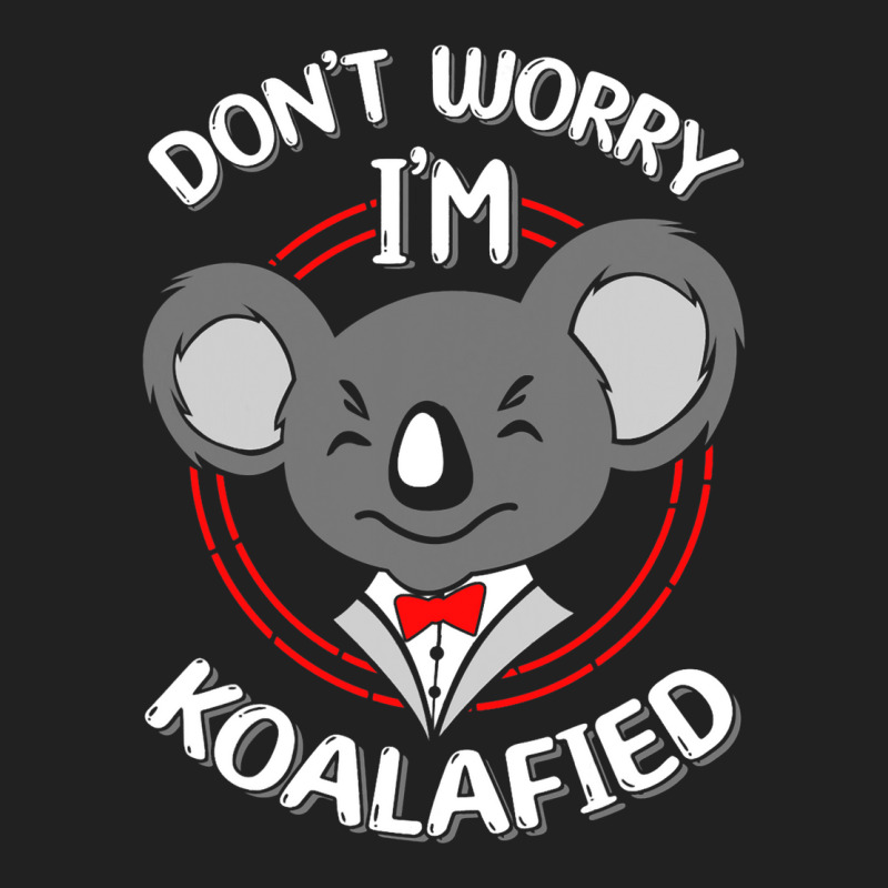 Funny Koala Text Design Dad Joke Pun Cute Funny An Basic T-shirt | Artistshot