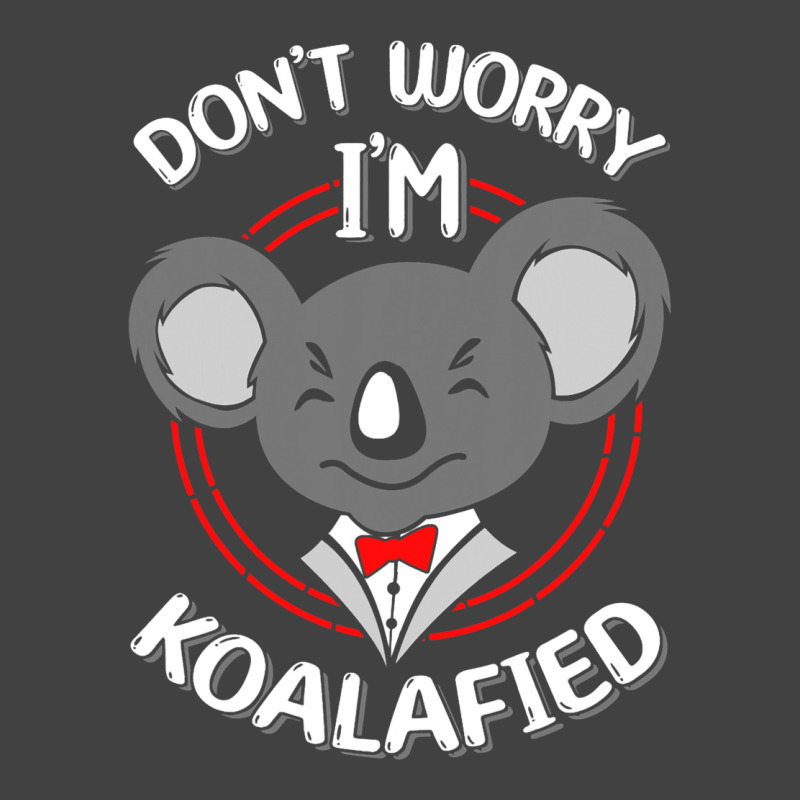 Funny Koala Text Design Dad Joke Pun Cute Funny An Vintage T-shirt | Artistshot