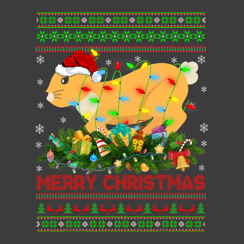 Funny Xmas Lighting Tree Santa Ugly Hare Christmas Men's Polo Shirt | Artistshot