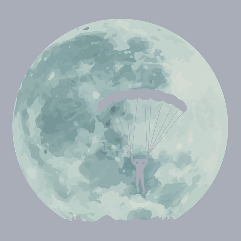 Full Moon Sky Diving Base Jumping Parachute Extrem Tank Dress by LoralieDemars | Artistshot