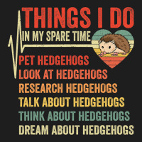 Funny Hedgehog Lover Heartbeat Things I Do In My S Classic T-shirt | Artistshot