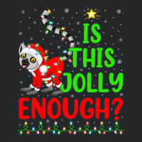 Funny Xmas Tree Is This Jolly Enough Lemur Christm Crewneck Sweatshirt | Artistshot