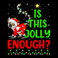 Funny Xmas Tree Is This Jolly Enough Lemur Christm Lightweight Hoodie | Artistshot