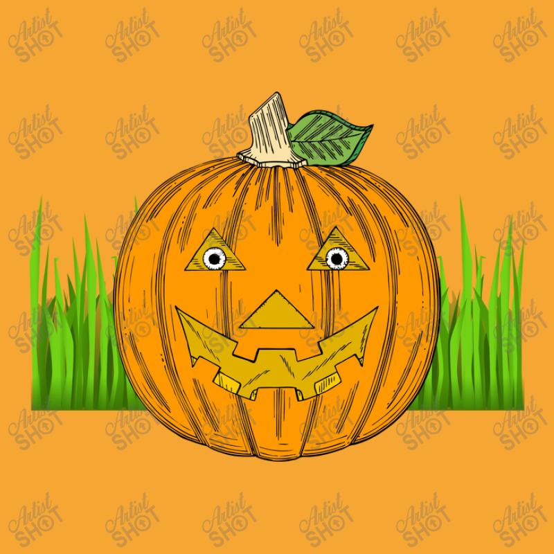 Pumpkin On The Grass Basic T-shirt | Artistshot