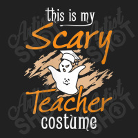 Womens This Is My Scary Teacher Costume Halloween Ghost Funny Gift Basic T-shirt | Artistshot