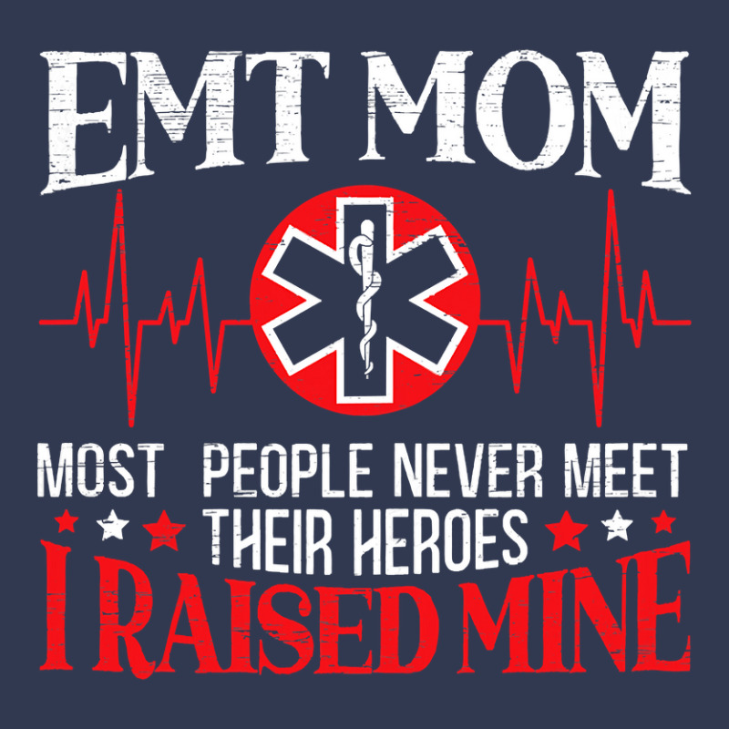 Womens Emt Mom Emergency Medical Technician Mothers Day Ambulance Basic T-shirt | Artistshot