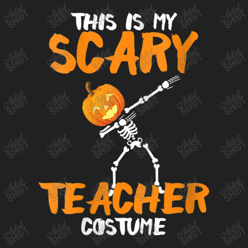 Womens This Is My Scary Teacher Halloween Costume Art Character Basic T-shirt | Artistshot