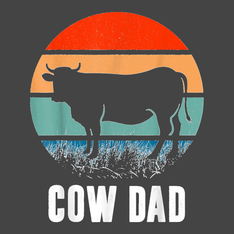 Cow Dad Funny Dairy Farmer Cow Father's Day Basic T-shirt | Artistshot