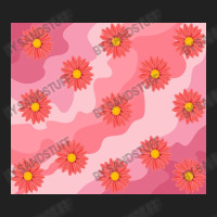 Waves Daisy Pink Flower Basic T-shirt | Artistshot