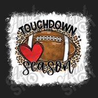 Bleached Touchdown Season Leopard Game Day Football , Best Gift, Costu Basic T-shirt | Artistshot