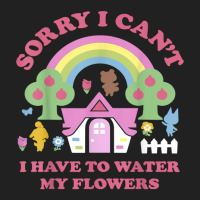 Animal Crossing Sorry I Can T I Have To Water My Flowers T Shirt Basic T-shirt | Artistshot