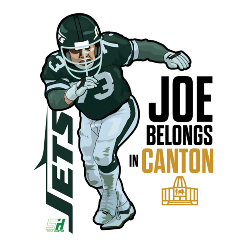 Joe Belongs In Canton 1 Raglan Crop Top | Artistshot