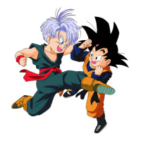 Goten And Trunks Raglan Crop Top | Artistshot