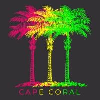 Cape Coral Florida And Palm Trees Vintage Hoodie And Short Set | Artistshot