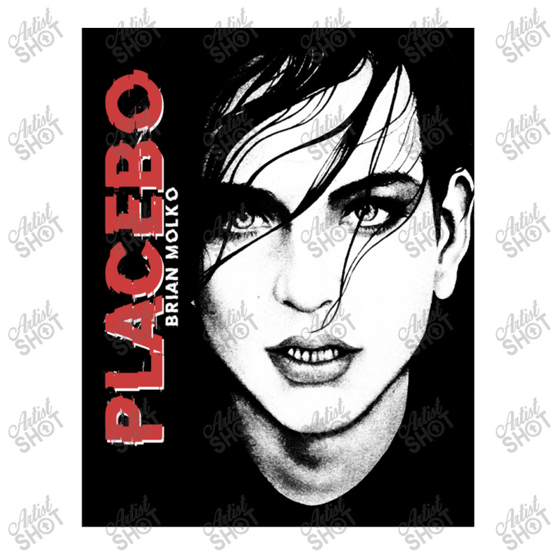 Placebobrian Molko Black And White Raglan Crop Top by HECTORNVAZQUEZ | Artistshot